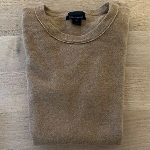 J. Crew Camel Cashmere tee  Sweater size Medium perfect condition